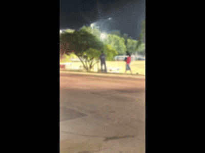 Vídeo mostra momento em que nigeriano sofre tentativa de homicídio no Buracanã