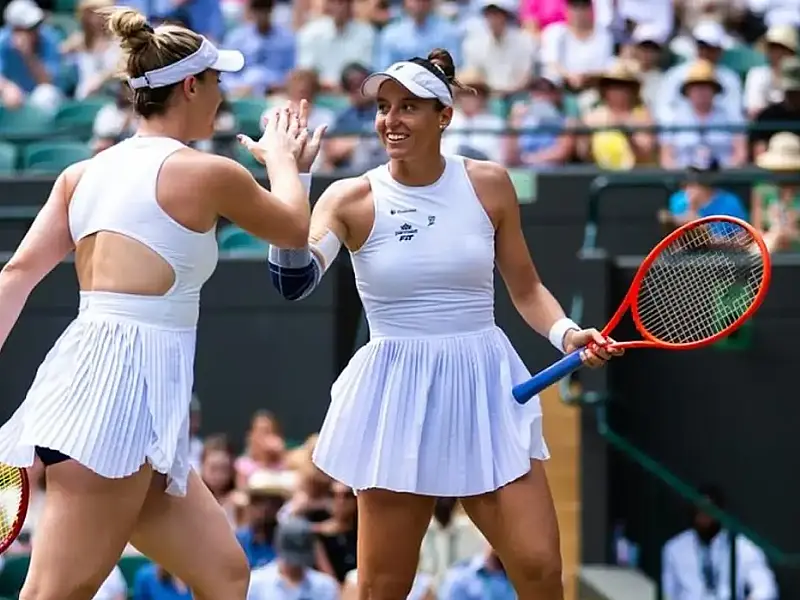 Stefani avança pela 1ª vez à final de duplas femininas de Wimbledon