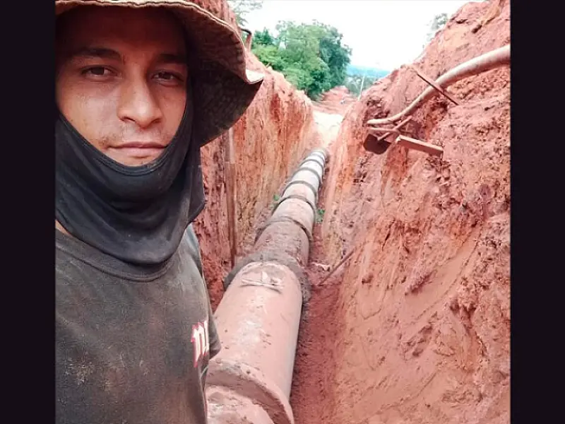 Trabalhador paraguaio morre cinco dias após ser soterrado em obra em MS