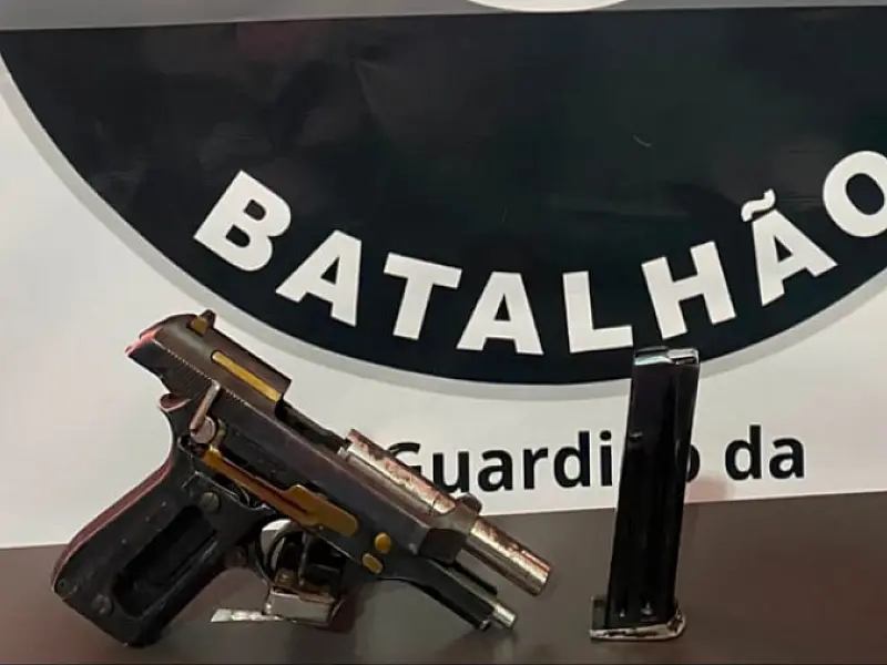Homem invade casa da ex, agride vítima e acaba preso com pistola irregular em Corumbá