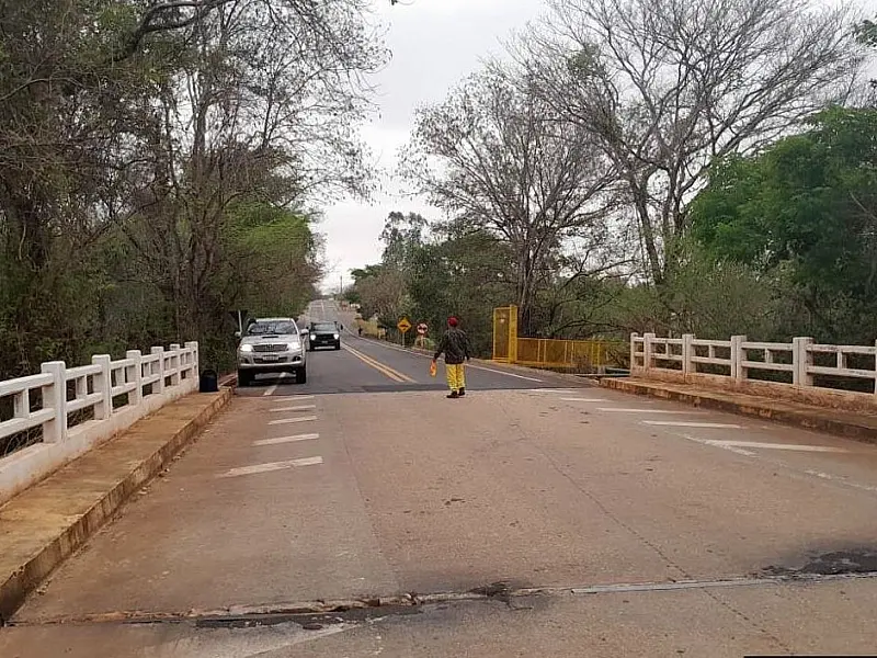 Ponte sobre o Rio Miranda será interditada na próxima semana para obras na MS-345