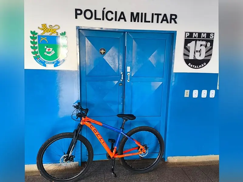 Adolescente é apreendido após furtar bicicleta em supermercado de Nova Alvorada do Sul