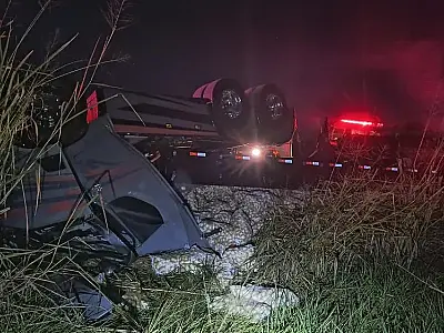 Caminhoneiro de Dourados morre após tombar veículo em Bataguassu
