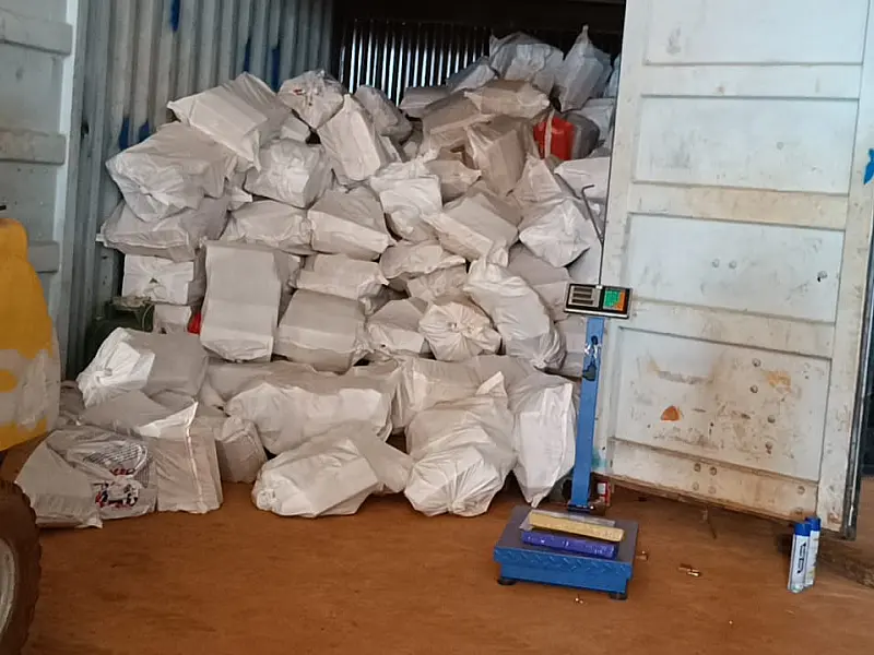 PRF estoura entreposto de drogas e apreende 10 toneladas de maconha em MS