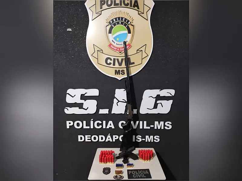 CAC tenta esconder venda de arma com falsa denúncia e acaba preso em Deodápolis