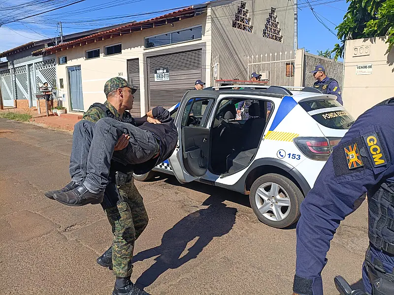 GCM age rápido e salva idoso com histórico de cinco infartos na Capital