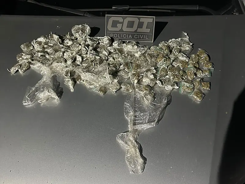 Funcionário e dono de adega são presos por tráfico de drogas na Capital