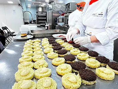 Carreta-Escola do Senac leva oficinas gratuitas de gastronomia ao Centro de Campo Grande