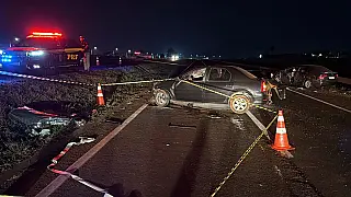 Motorista do Paraná morre em acidente com três carros em Dourados