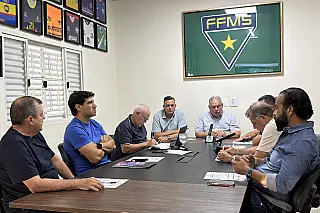 Reunião na Federação de Futebol atrai interesse de clubes para a Copa MS