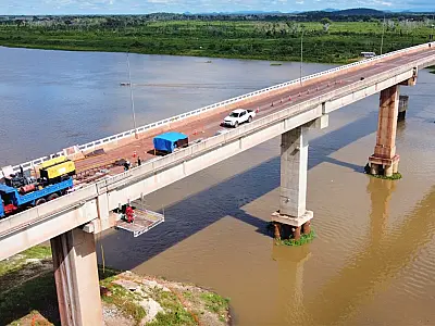 Novas interdições começam neste sábado na ponte da BR-262 sobre o rio Paraguai