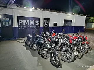 PM recolhe 10 motos em operação pelo sossego em Rio Brilhante