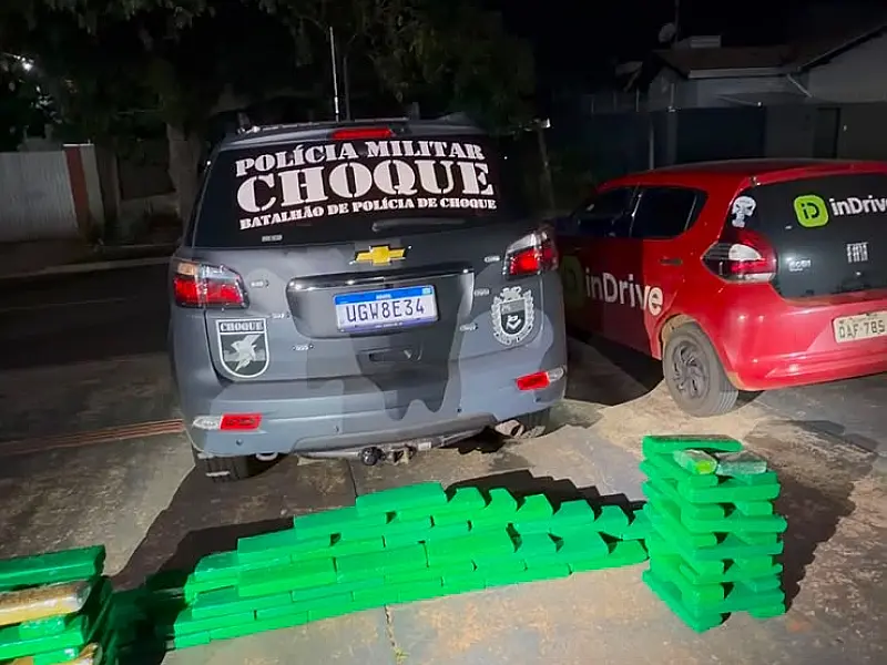 Empresa de aplicativo bloqueia conta de casal preso com 120 kg de maconha