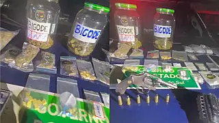 Força Tática prende quatro e apreende droga e arma na Vila Glória