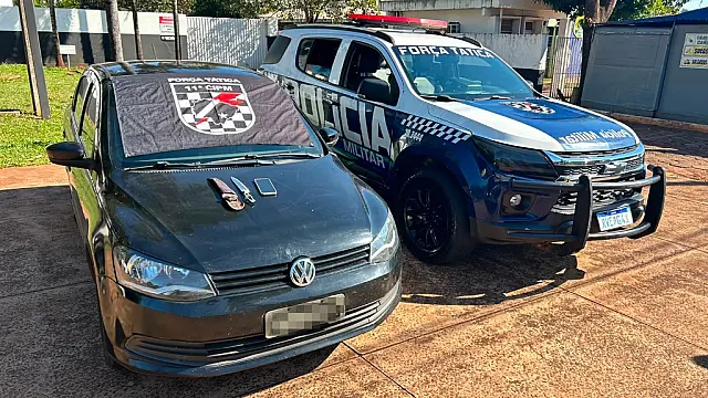 Força Tática prende ladrão e recupera carro roubado em Campo Grande