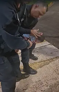 VÍDEO: Policial salva bebê engasgado em frente ao Comando-Geral da PM