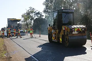 BR-163 tem desvio e pare e siga em oito cidades de MS nesta terça-feira