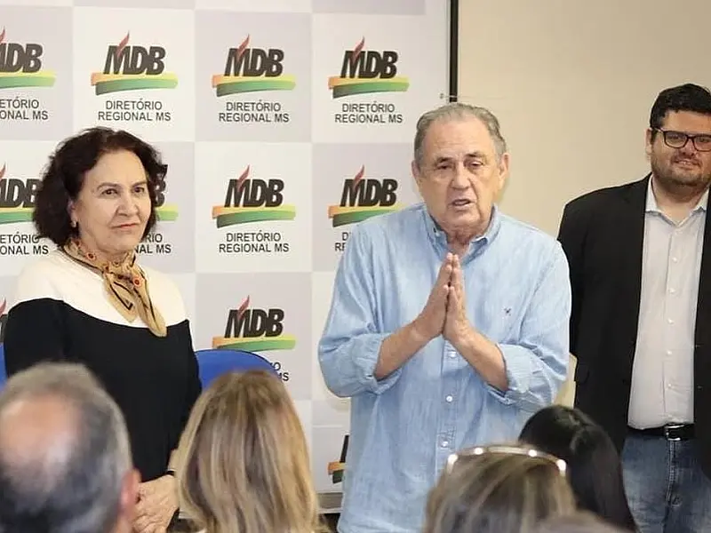 MDB oficializa chapa em MS que seguirá aliança com Riedel, Reinaldo e Contar
