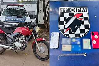 Celular roubado leva PM até ladrão e acaba em duas prisões em Campo Grande