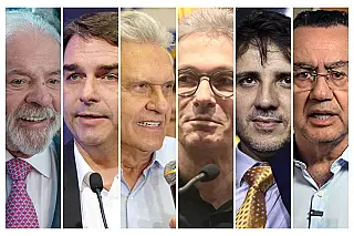 Sem Lula e Flávio, debate presidencial reúne quatro candidatos neste domingo
