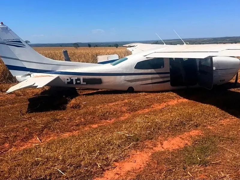 Avião interceptado pela FAB em MS pode ter retirado criminosos da Bolívia