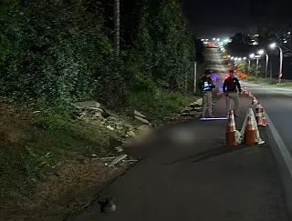 Homem morre atropelado por carreta na BR-262 em Água Clara