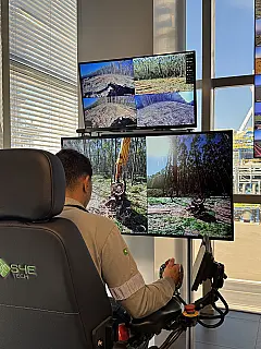 Harvester é comandada a 350 km de distância em operação inédita em MS