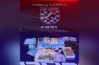 Força Tática prende três e apreende droga e rádios comunicadores no Guanandi