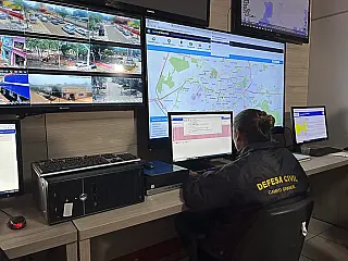 Campo Grande entra em alerta amarelo para tempestades neste domingo e segunda-feira