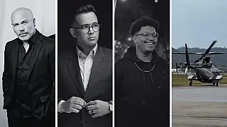 FAB inicia investigação sobre queda de helicóptero que matou cantor Rick e outras quatro pessoas em SC