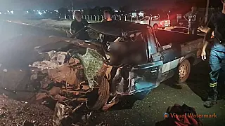 Motorista morre e duas pessoas ficam feridas em acidente na BR-262, em Ribas