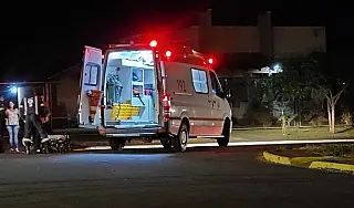 Motociclista tem suspeita de fratura após acidente com caminhonete em São Gabriel