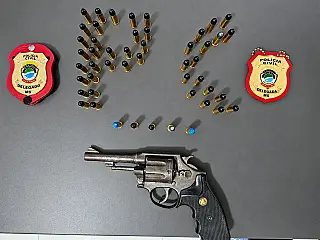 Investigado por ameaças é preso com 45 munições em Bataguassu