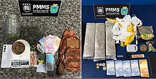 PM fecha duas bocas de fumo em Nova Alvorada do Sul