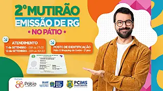 Shopping do Centro recebe mutirão para emissão da nova Carteira de Identidade Nacional