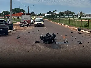 Motociclista de 18 anos morre após bater contra carro em Brasilândia