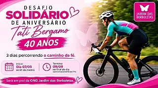 Maratonista de Campo Grande celebra aniversário com desafio de pedalada de 300 km para ajudar ONG
