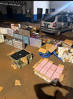 R$ 364 mil em mercadorias são apreendidos pela PM em Nova Alvorada do Sul
