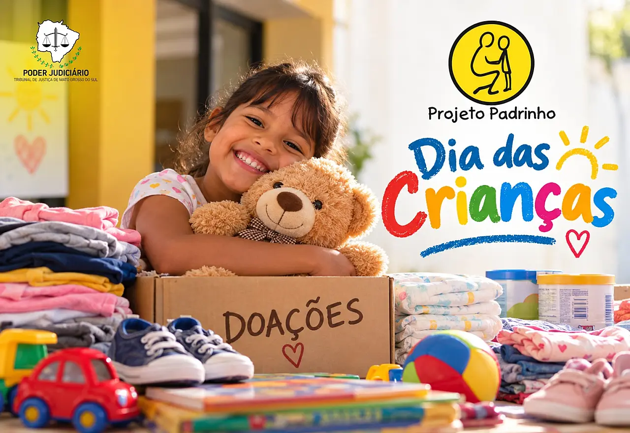 Projeto Padrinho mobiliza sociedade para campanha de arrecadação voltada ao Dia das Crianças em Campo Grande