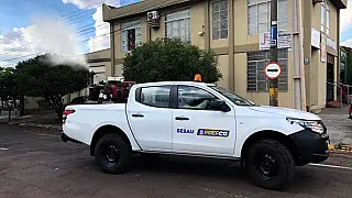 Fumacê reforça combate à dengue em dois bairros de Campo Grande nesta quarta-feira
