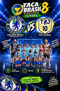 Chelsea Brasil estreia em casa na Taça Brasil Sub-8 nesta segunda-feira