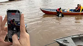 Buscas por homem desaparecido no Taquari continuam neste feriado em Coxim