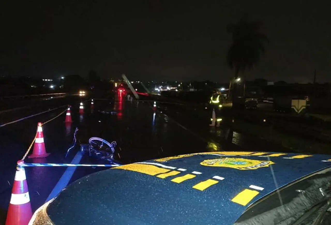 Ciclista de 19 anos morre atropelado na BR-163 em Dourados e motorista foge sem prestar socorro
