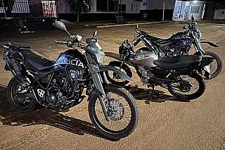 Moto furtada em Dourados é recuperada pela PM com adolescente em Rio Brilhante