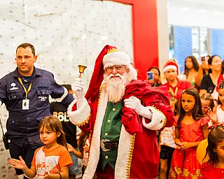Papai Noel chega ao Bosque dos Ipês no dia 7 de novembro