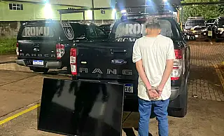 GCM recupera carro roubado e TV de 60 polegadas em Campo Grande