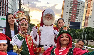 Ho! ho! ho! Papai Noel pousará no Shopping Campo Grande com espetáculo natalino