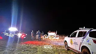 Idoso morre após caminhonete cair em valeta em fazenda em distrito de Dourados