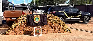 PF apreende mais de 1,8 tonelada de maconha em residência de Três Lagoas