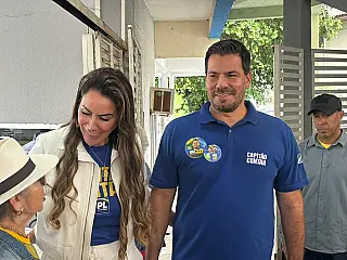Capitão Contar cita pedido de Bolsonaro por união durante campanha em MS